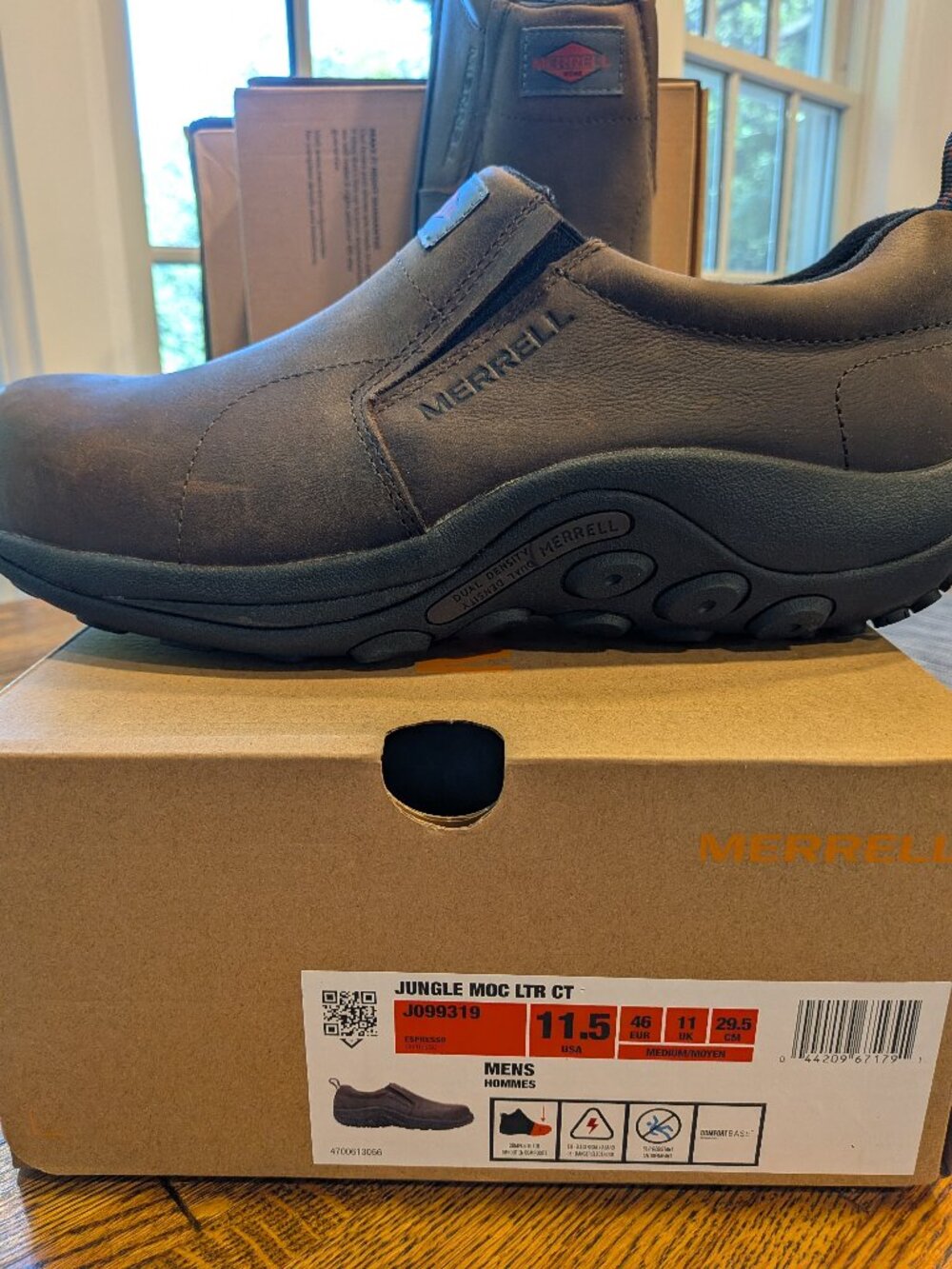 Merrell jungle moc ltr ct NIB mens 11.5